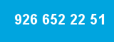 926 652 22 51 926 652 22 51